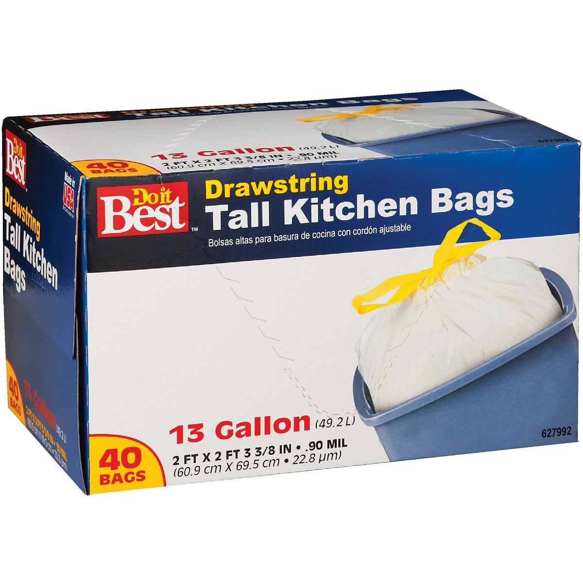 Do it Best Tall Kitchen Trash Bag 627992