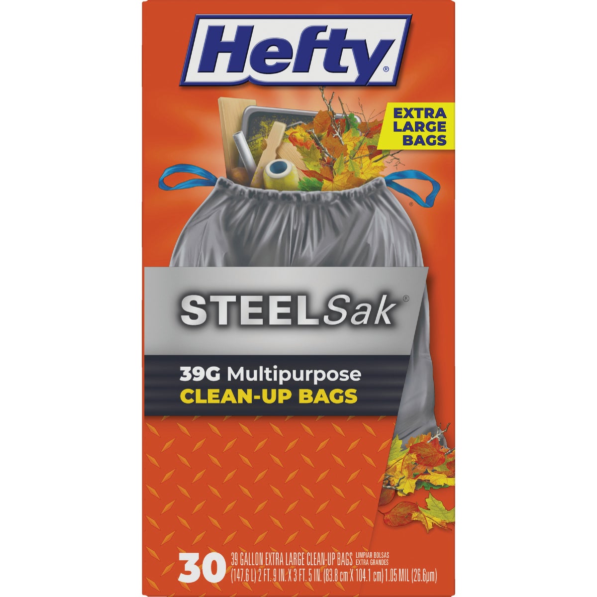 30CT 39GAL TRASH BAG