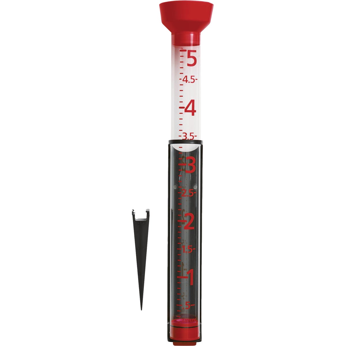 JUMBO JR RED RAIN GAUGE