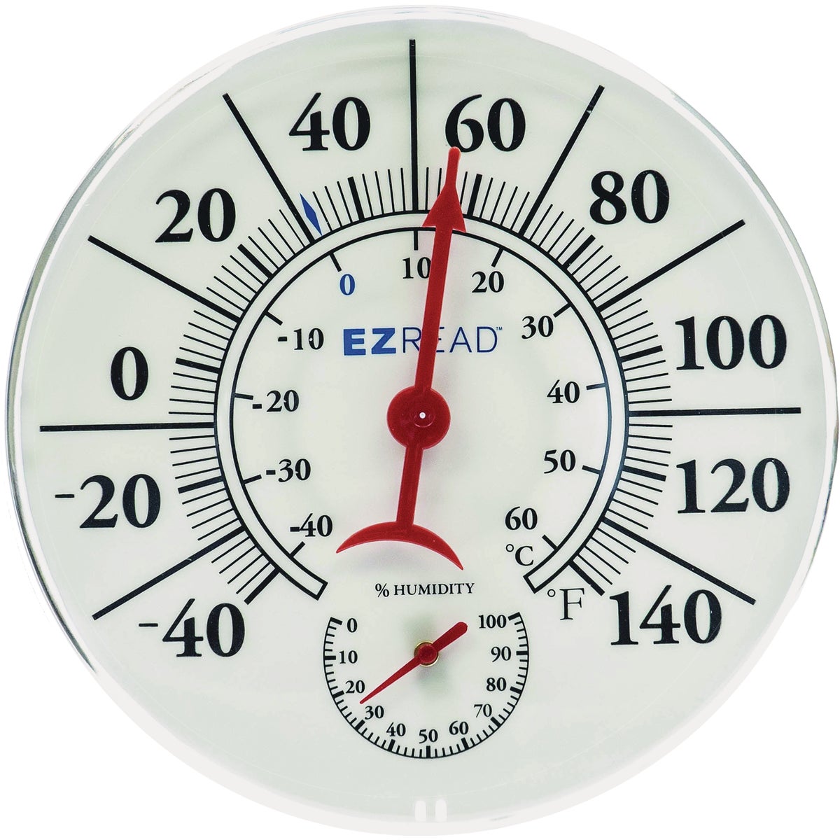 8" THERMOMETER W/HYGROM