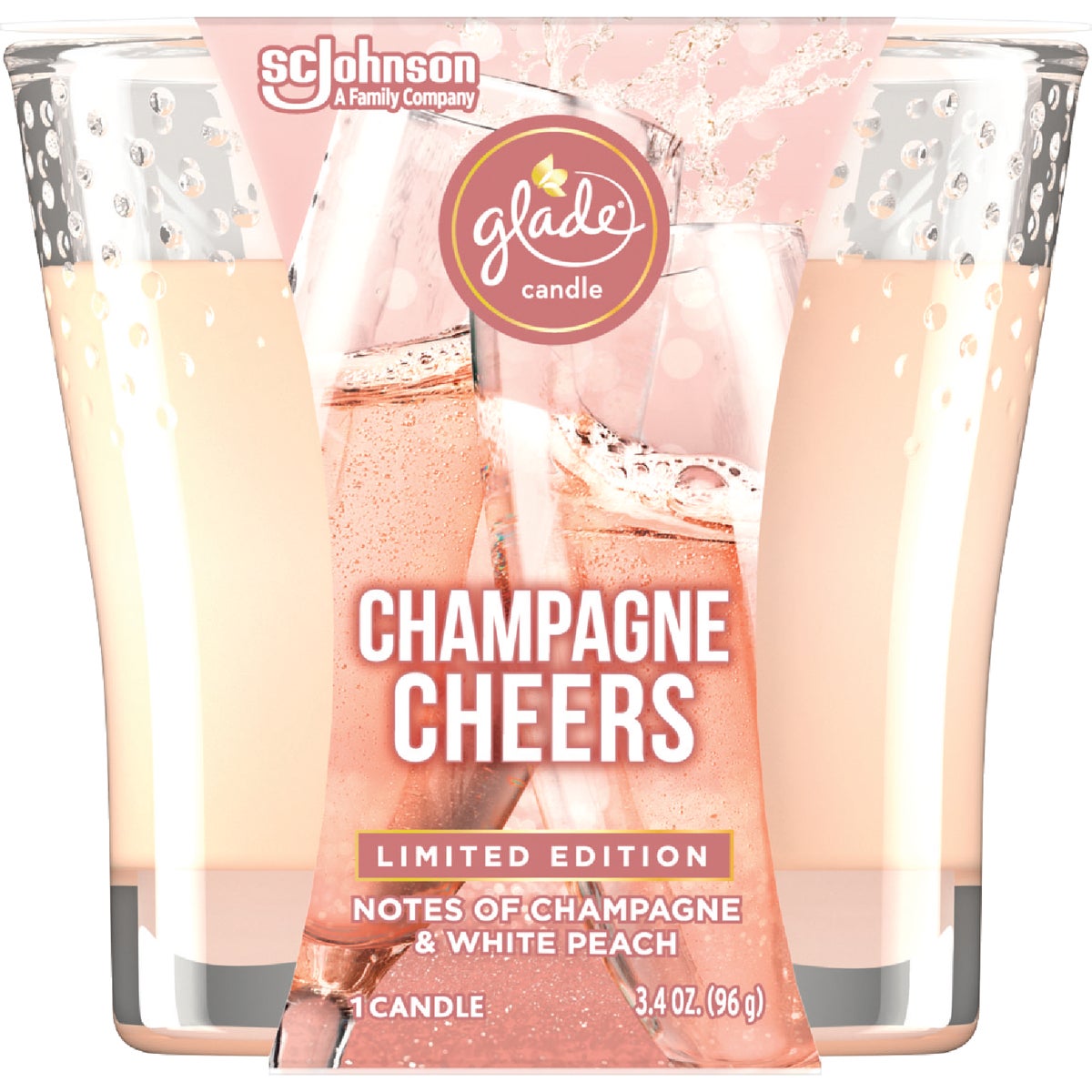 3.4OZ CHAMPAGNE CANDLE