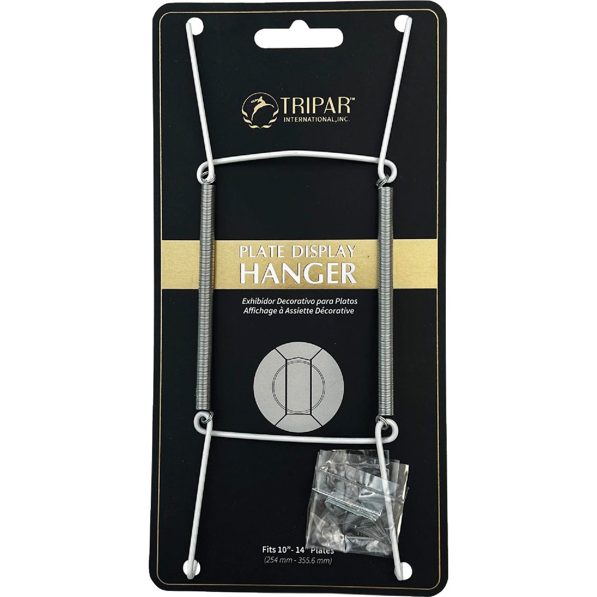 10-14 WHT PLATE HANGER