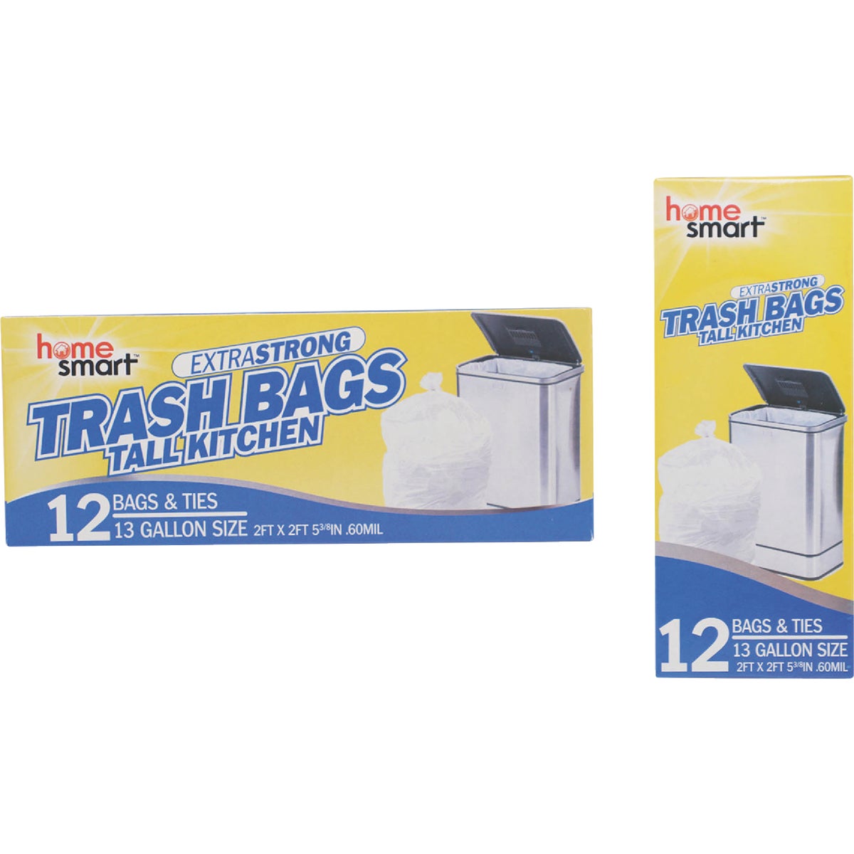 12PC 13 GAL TRASH BAG