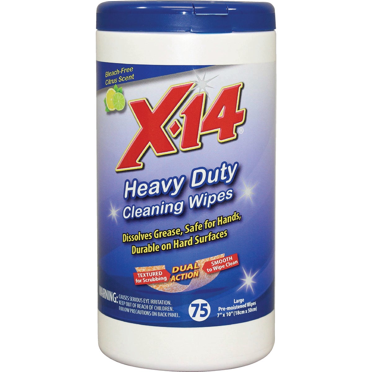 75CT X-14 HVY DUTY WIPES