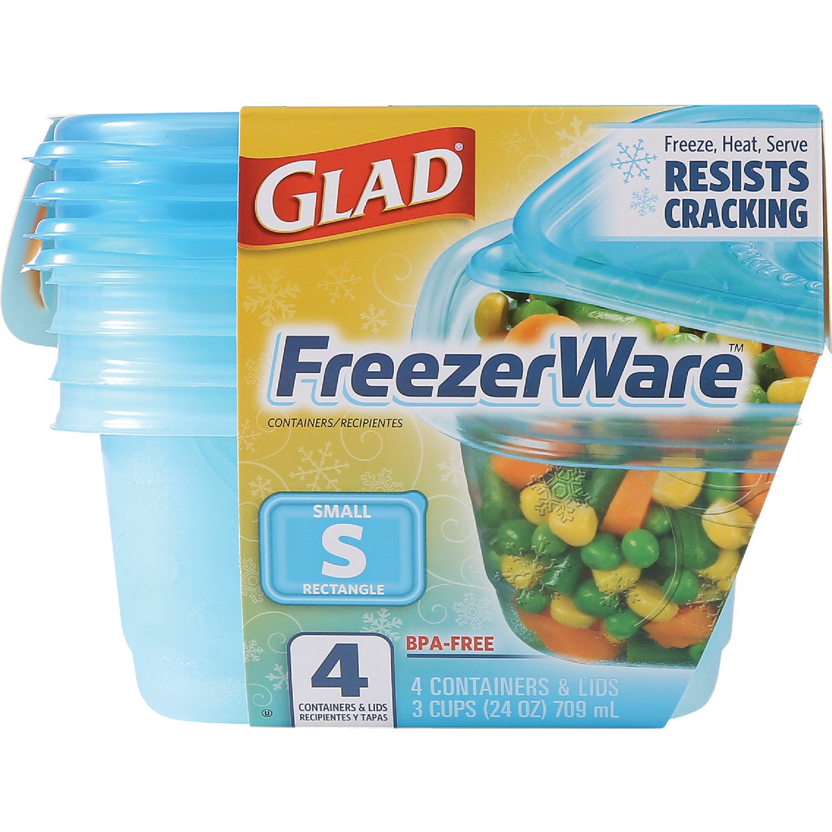 4CT24OZ RECFRZ CONTAINER