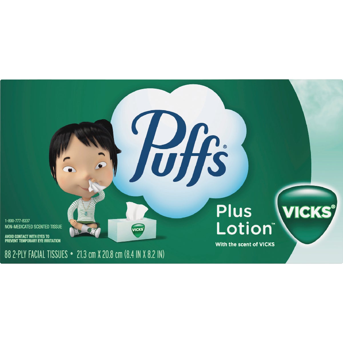 88CT PUFFS VICKS TISSUE