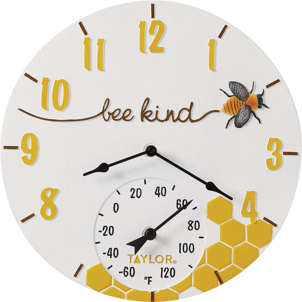 8" BEE CLOCK THERMTR