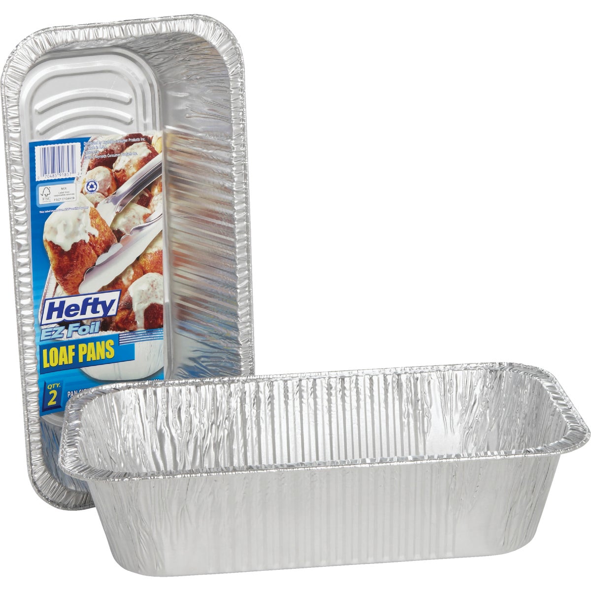 EZ Foil 11-3/4 In. x 5-1/2 In. Giant Loaf Pan (2-Count) 643584
