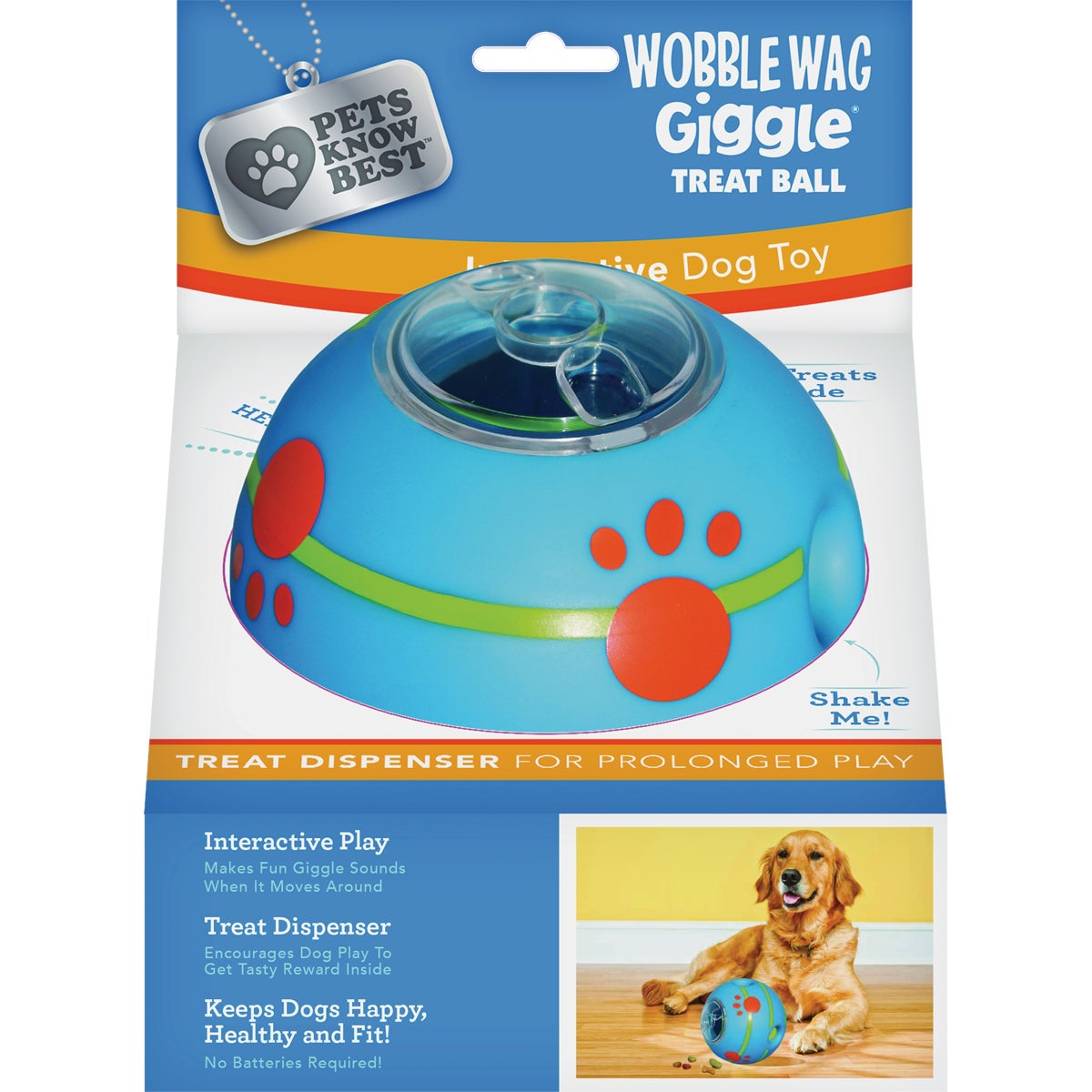 WOBBLE WAG TREAT DOG TOY