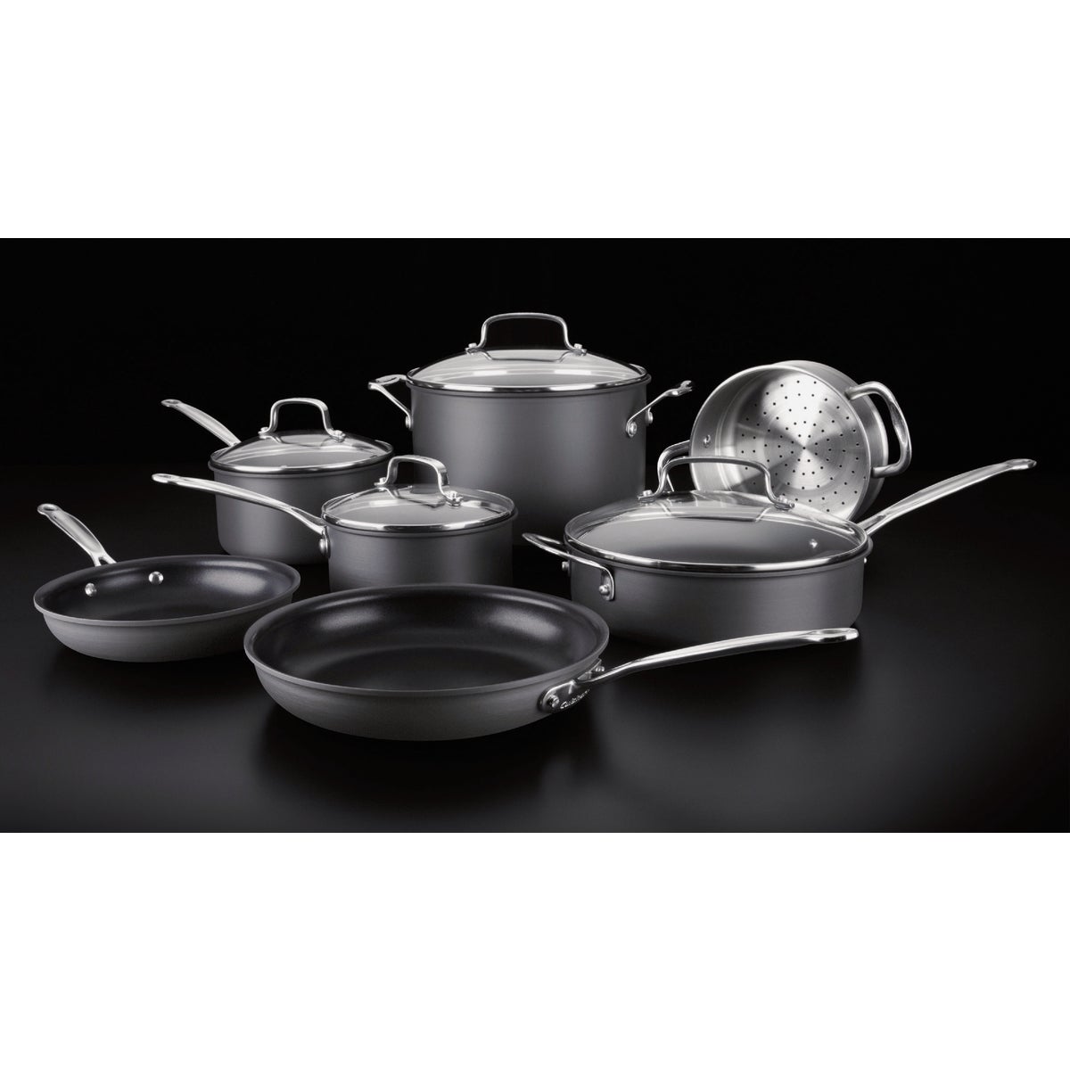 11PC ANODIZED COOKWARE