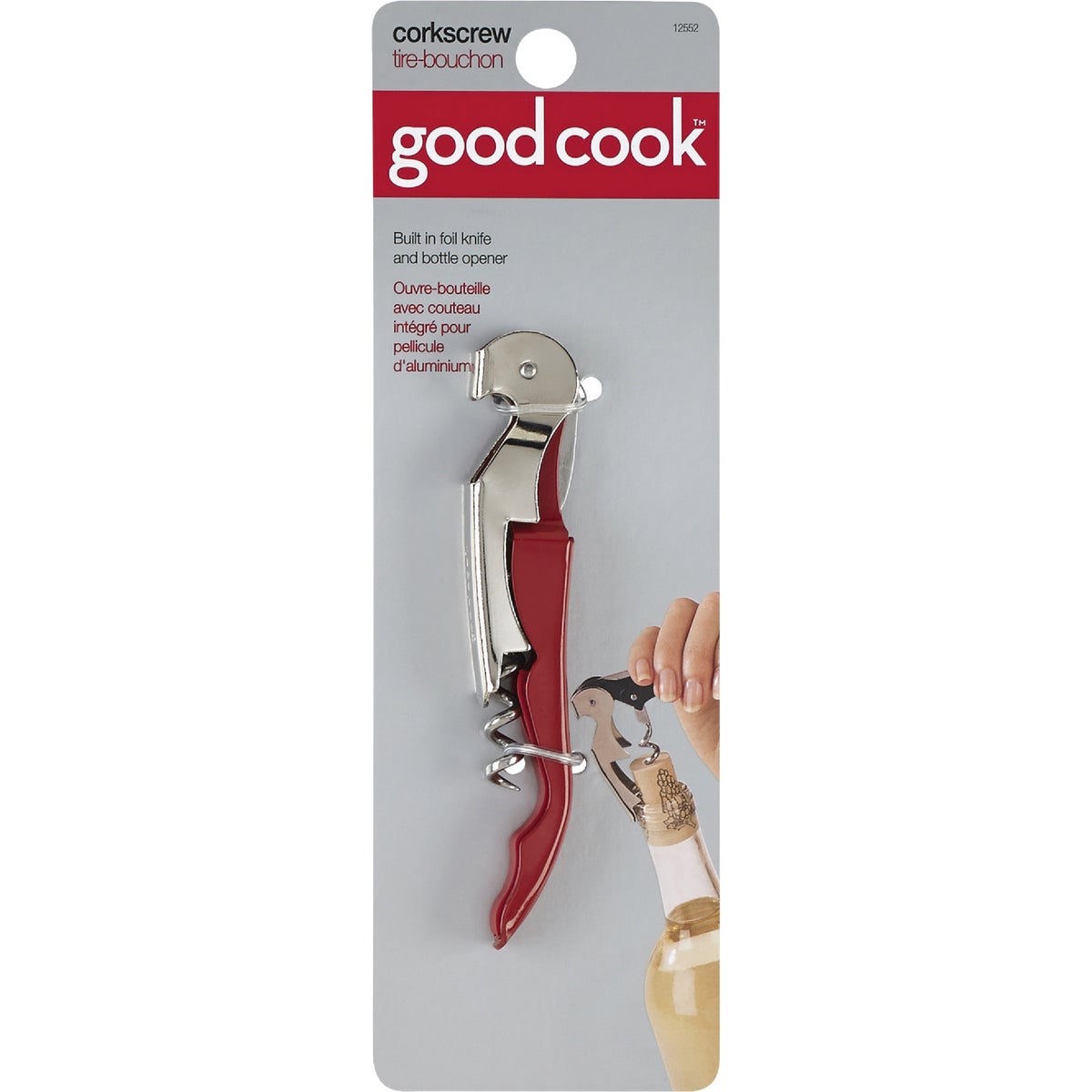 Goodcook Waiter's Corkscrew Bottle Opener 649645