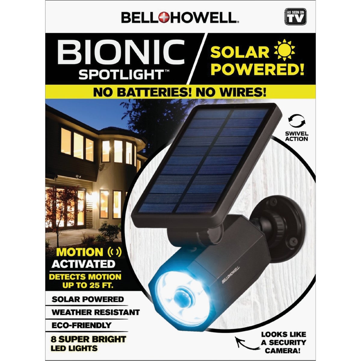Bell+Howell Solar Powered Bionic Spotlight 649936