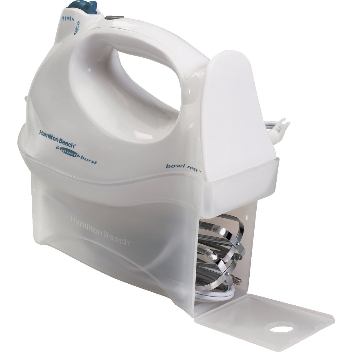 Hamilton Beach 6-Speed White Hand Mixer 651477