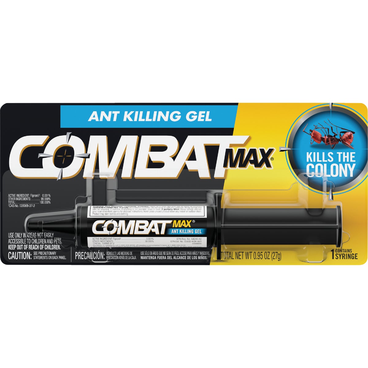 Combat Source Kill Max 0.49 Oz. Solid Large Roach Bait Station (8