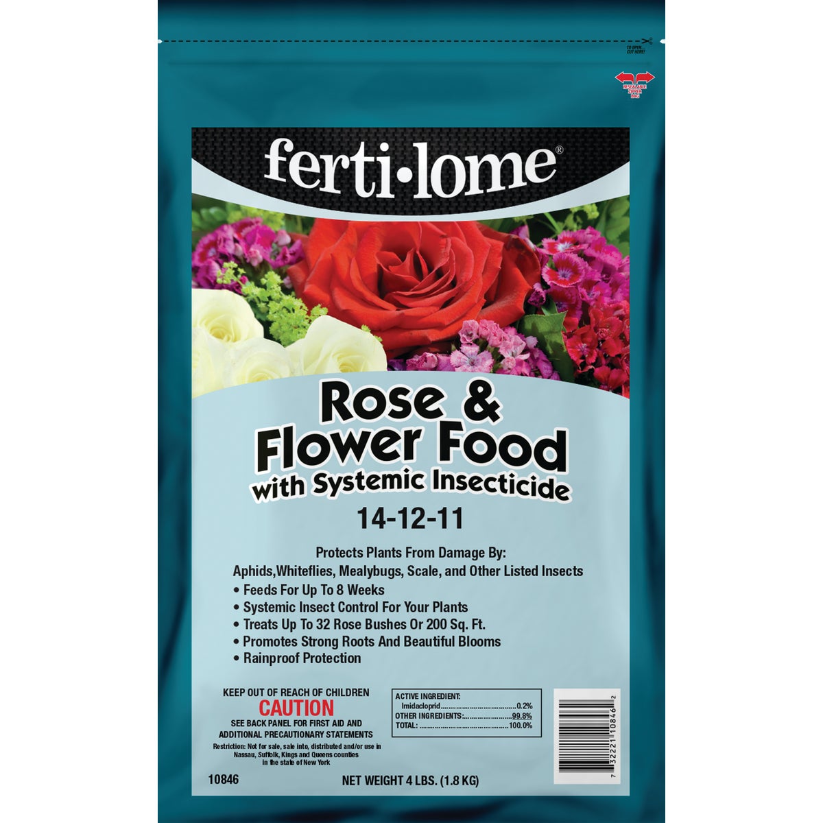 4LB ROSE&FLWR PLANT FOOD