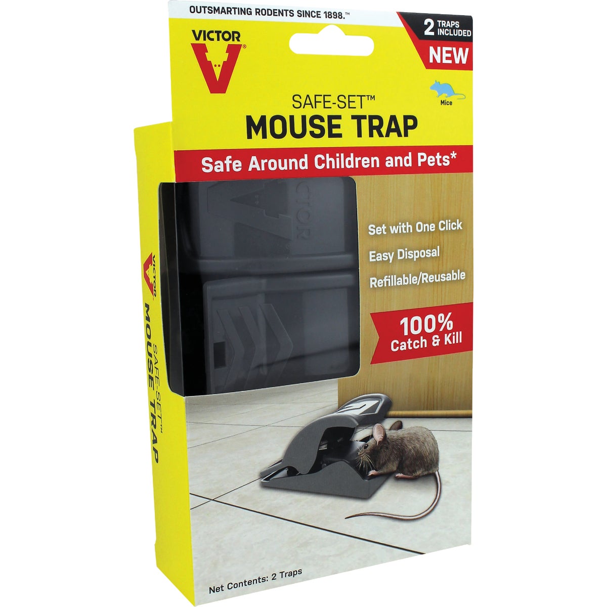 2PK SAFE SET MOUSE TRAP