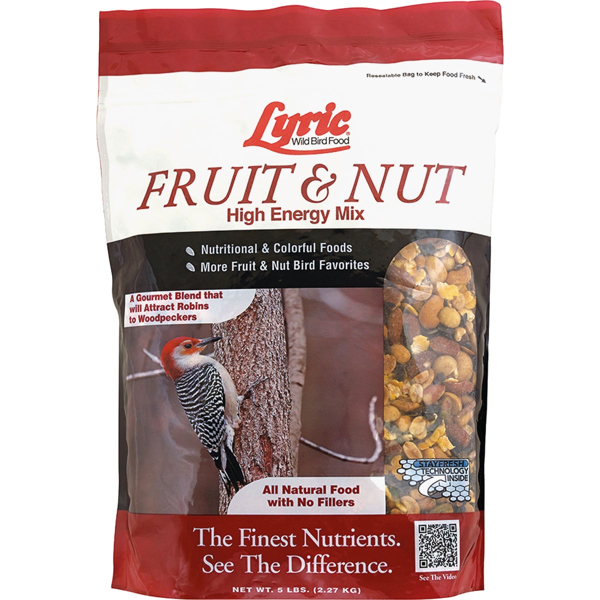 5LB FRUIT&NUT BIRD SEED