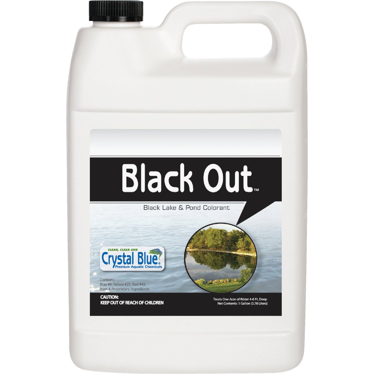 BLACK OUT POND COLORANT