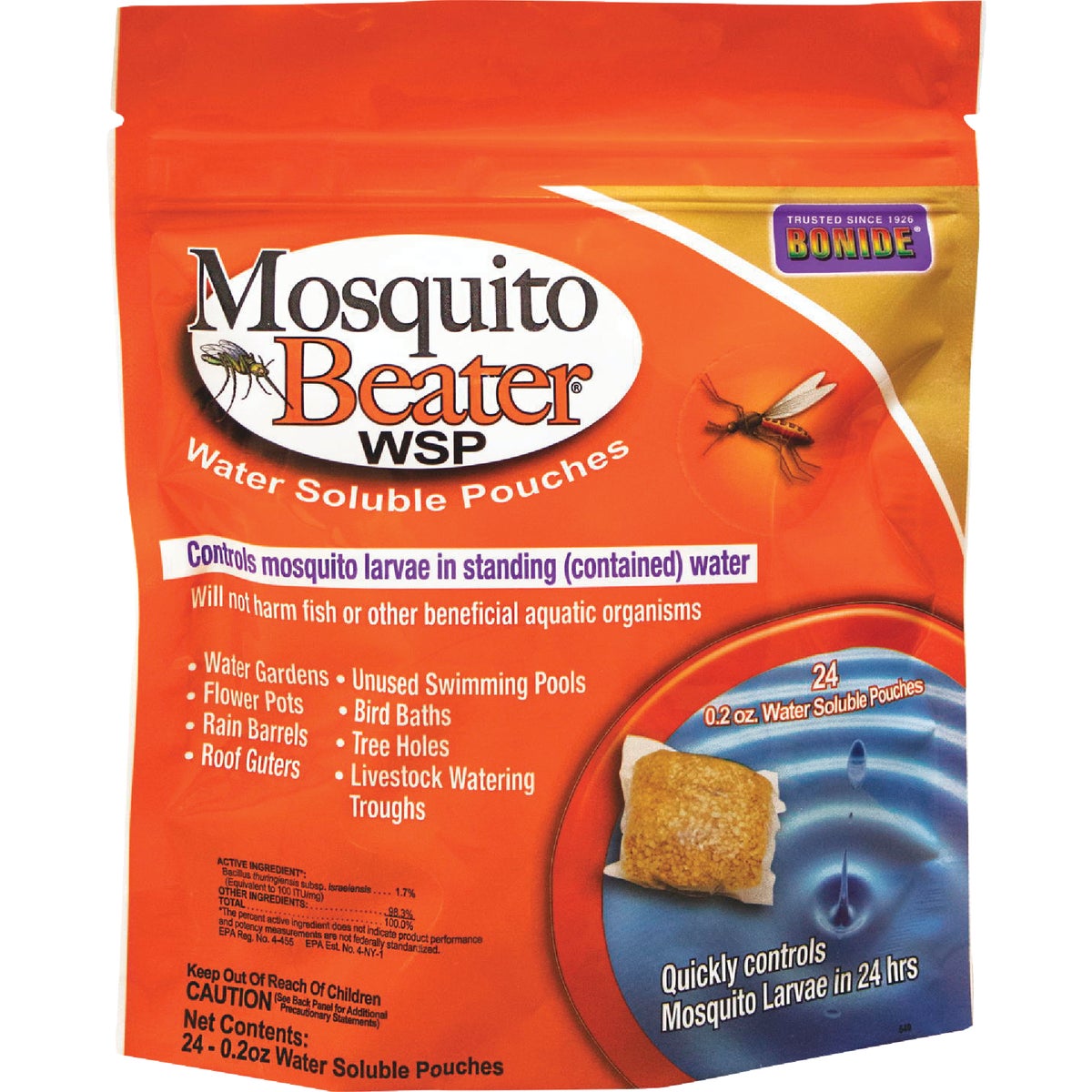 Bonide Mosquito Beater Mosquito Killer Pouches 702192