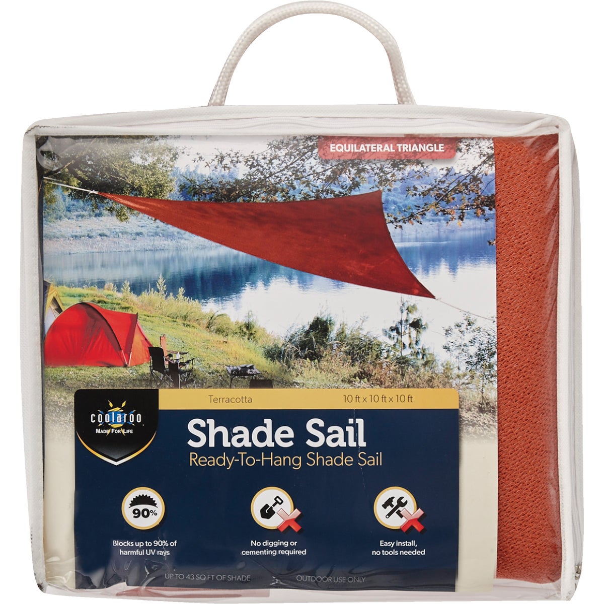 10 TERACOTTA SHADE SAIL