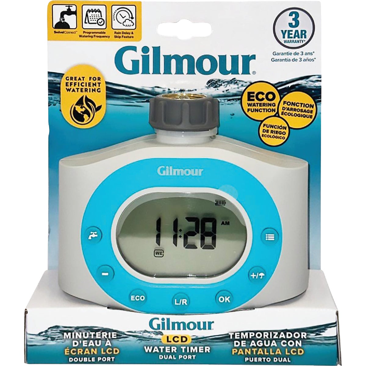 LCD DUAL SPIGOT TIMER