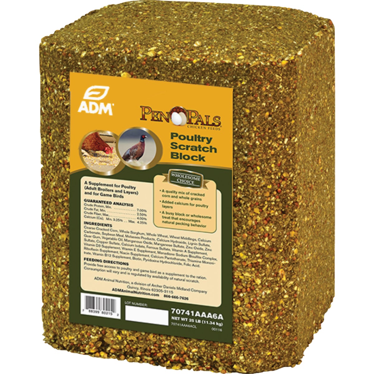 25LB PLTRY SCRATCH BLOCK