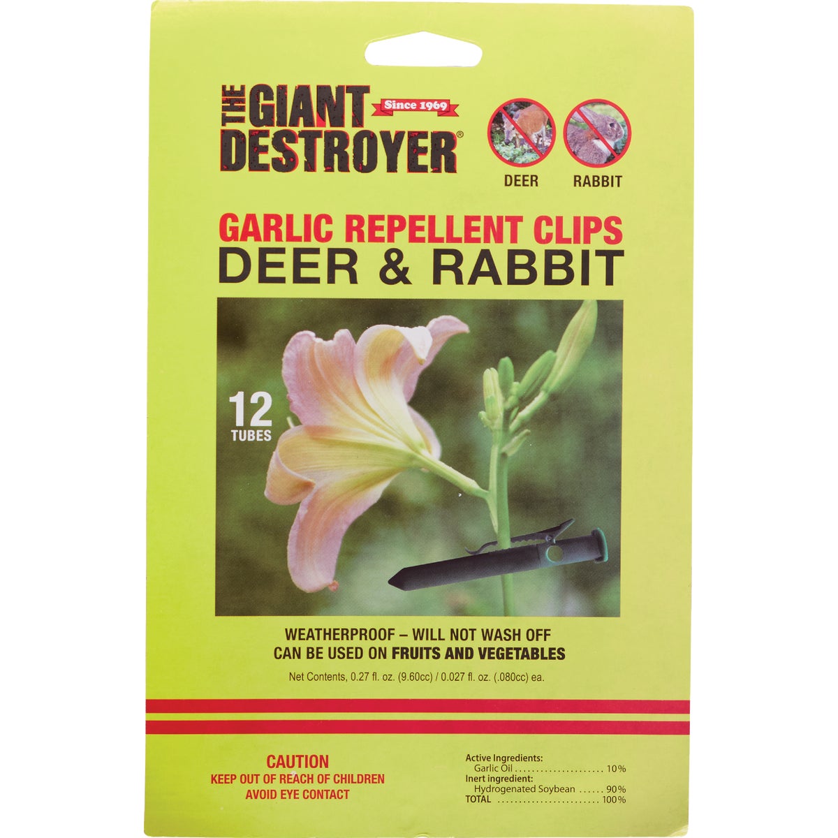 12PK DEER/RBT REPELLENT