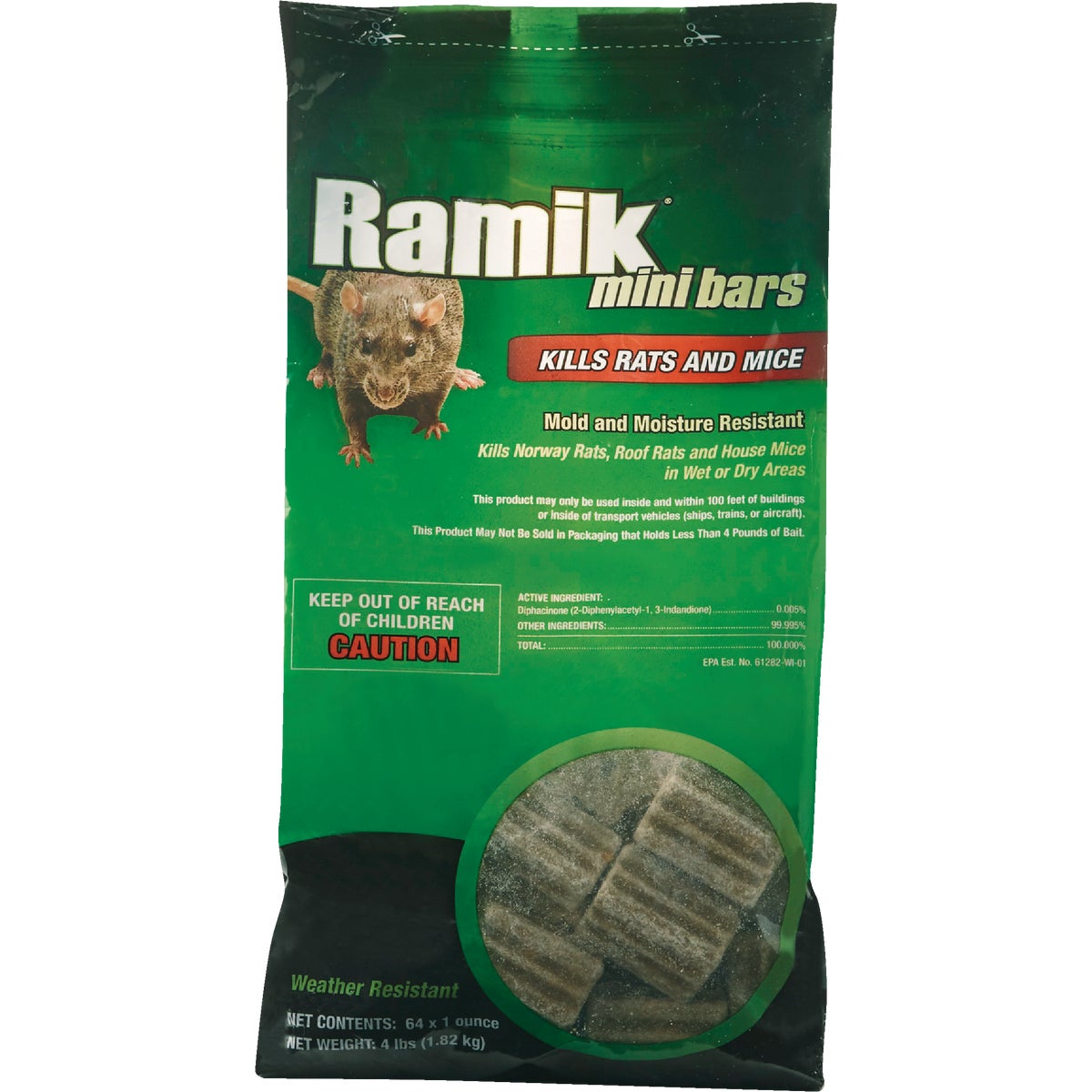 4LB 64CT RAMIK MINI BARS