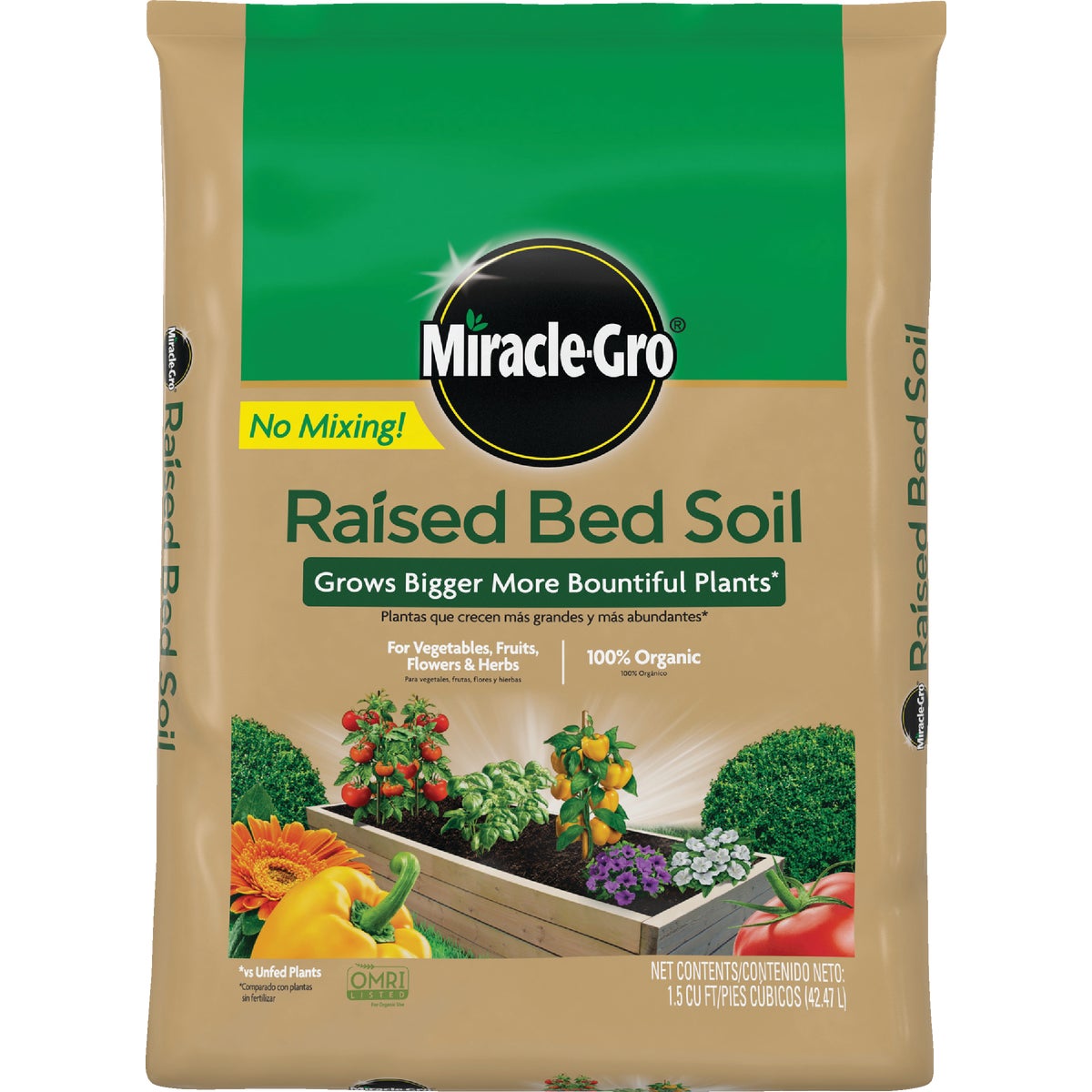 Miracle-Gro Raised Bed Garden Soil 705423