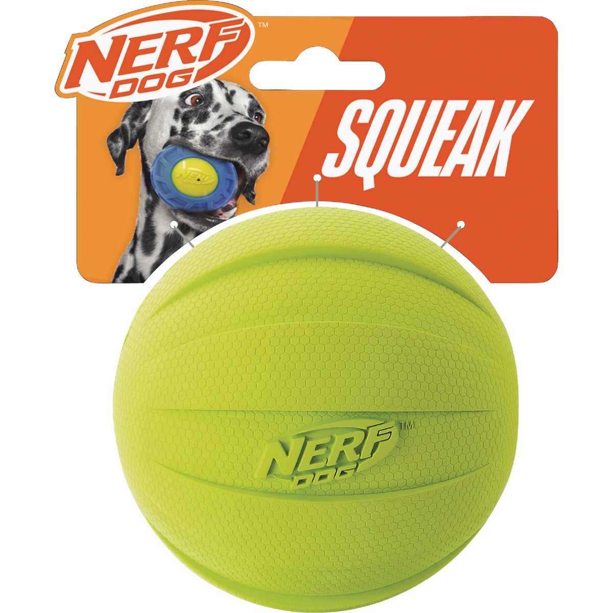 3.8" RBBR CL SQUEAK BALL