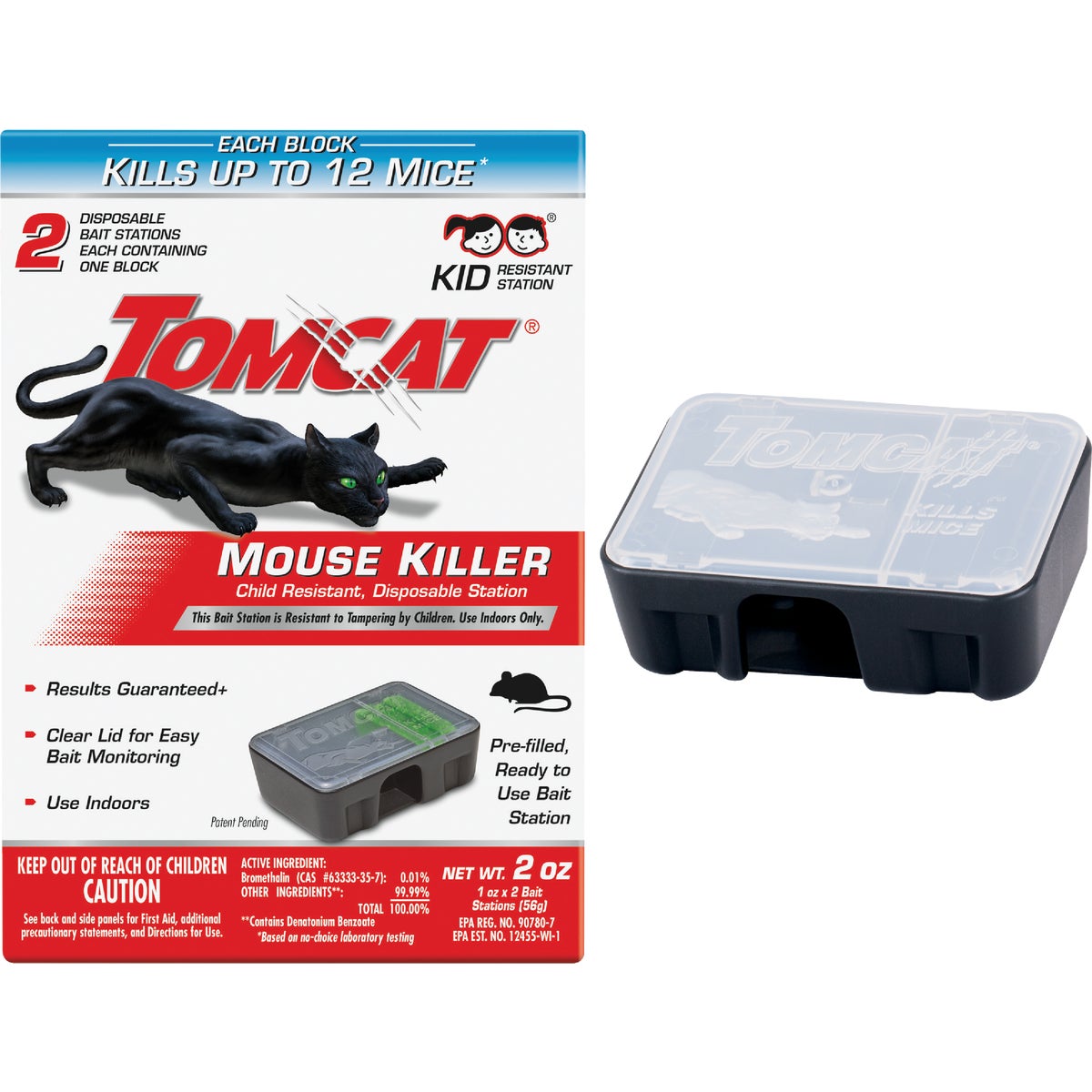 Tomcat Mouse Killer II Disposable Mouse Bait Station 708836