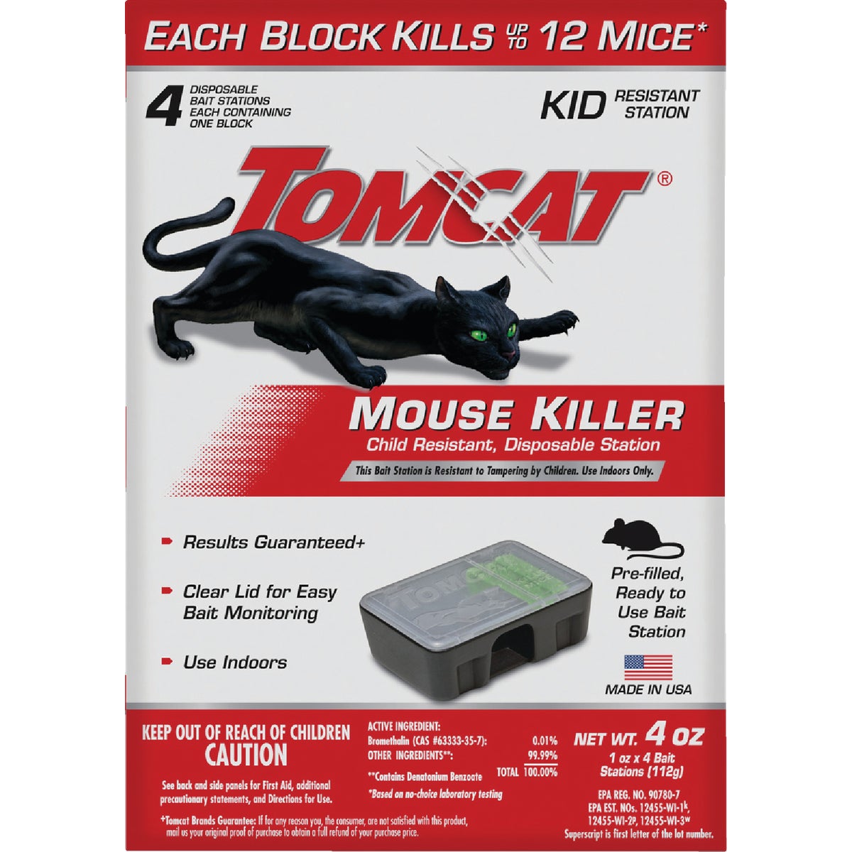 Tomcat Mouse Killer II Disposable Mouse Bait Station 708860