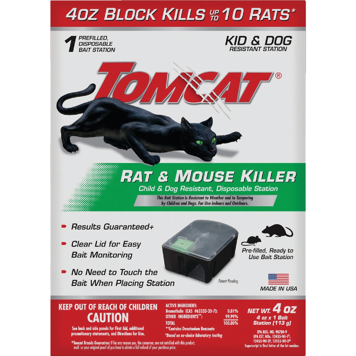 Tomcat Rat Killer Disposable Rat Bait Station 708933