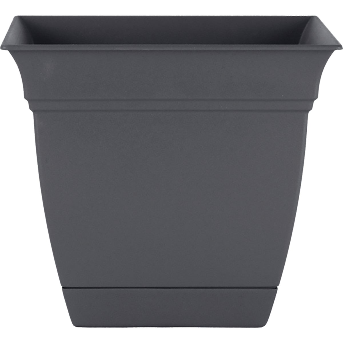 8" GRY ECLPS SQ PLANTER