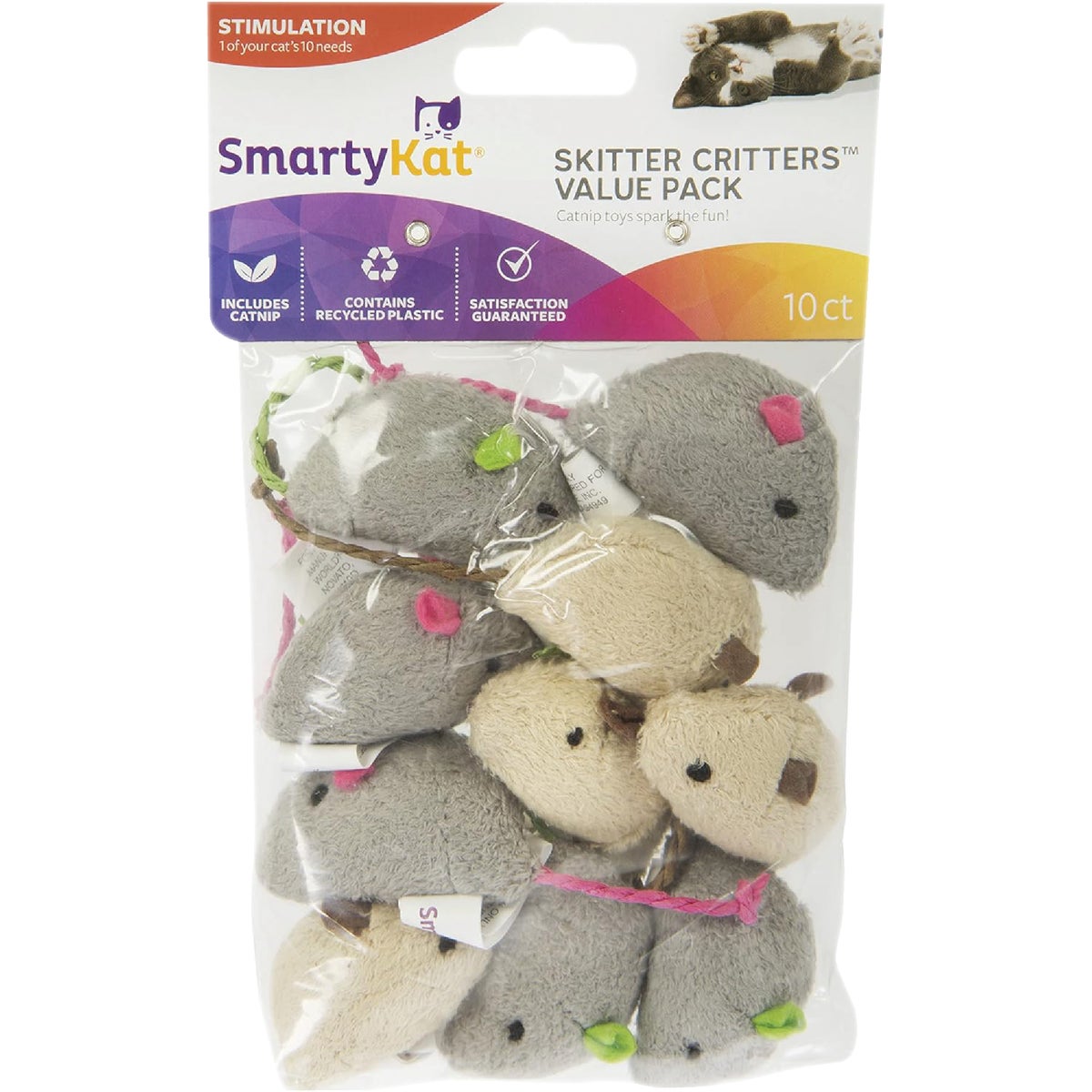 10CT CATNIP MOUSE