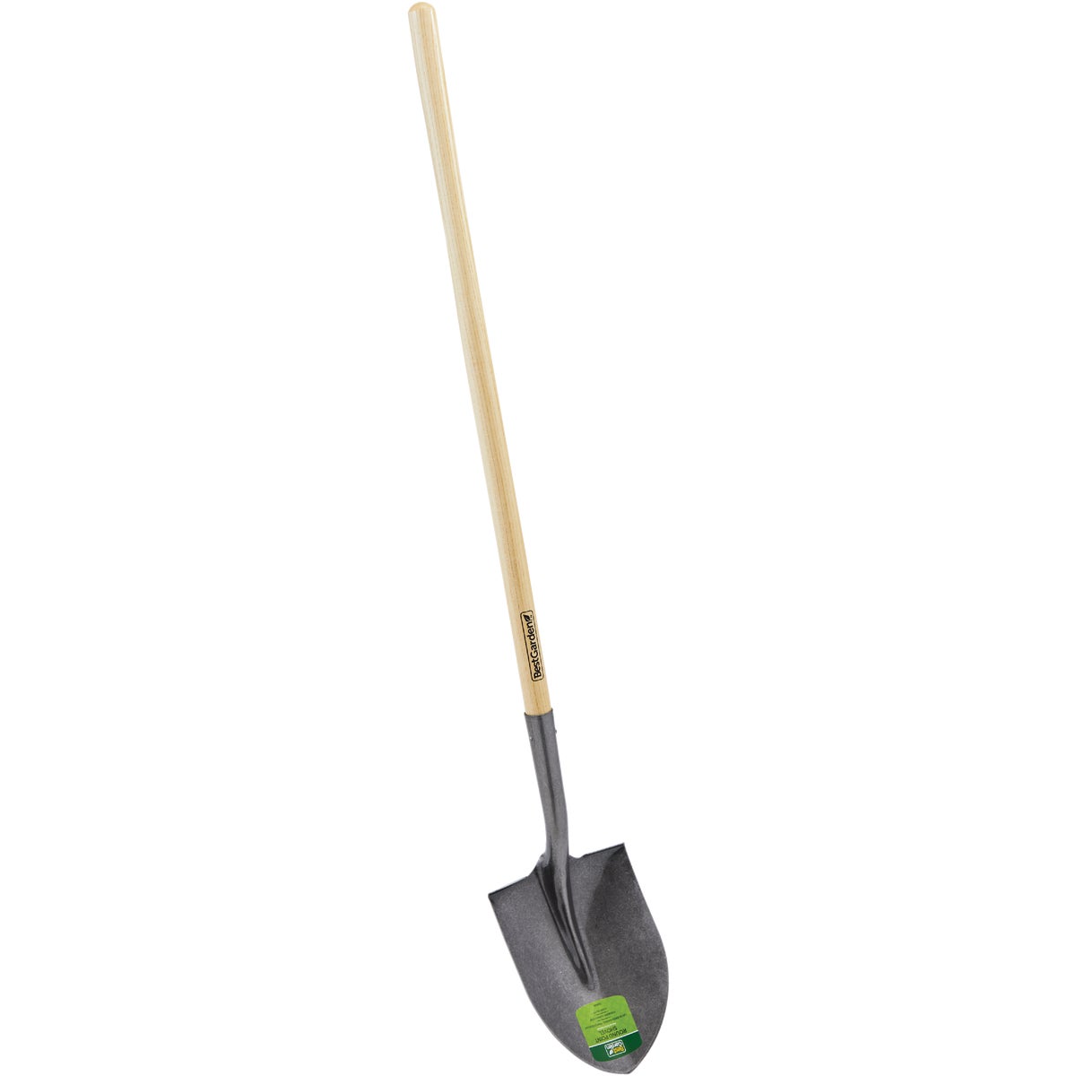 Best Garden 44 In. Wood Handle Round Point Shovel 710608