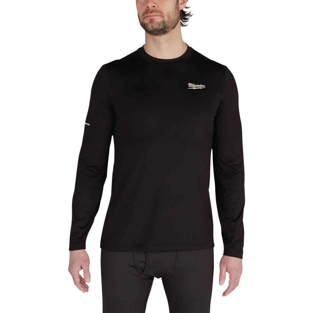 2X BLK BASE LAYER SHIRT