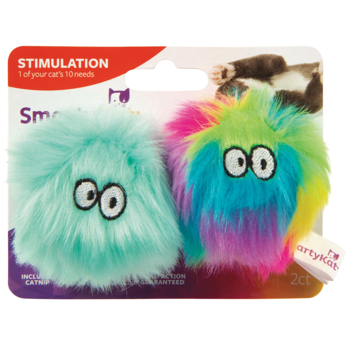 2PK FZZY FRNDS CAT TOY