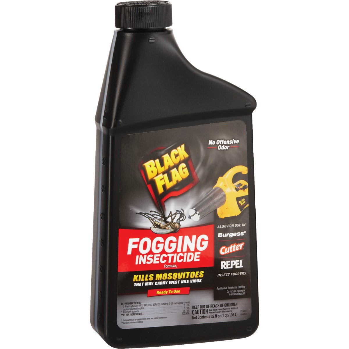 Black Flag 32 Oz. 1/2-Acre Coverage Outdoor Fogger Insecticide 712161