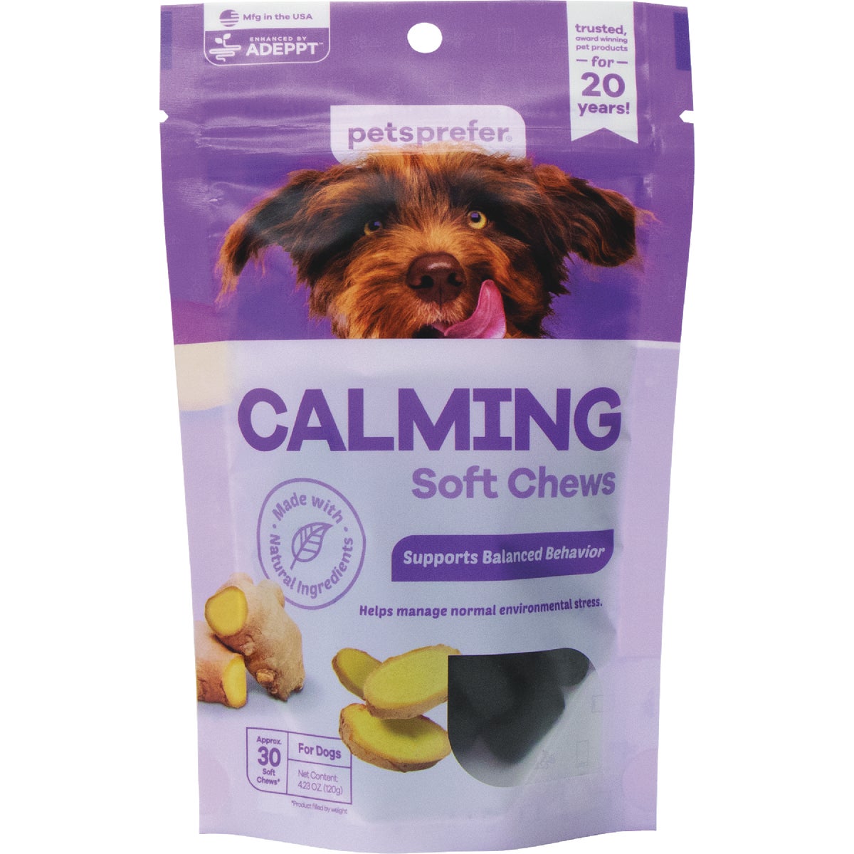 30CT CALM SOFT DOG CHEW