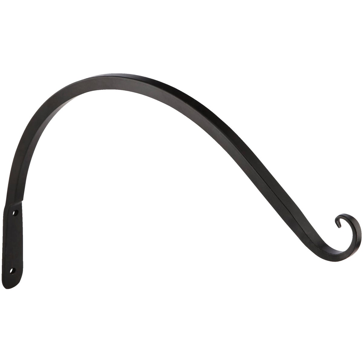 12" BLK CURVED HOOK