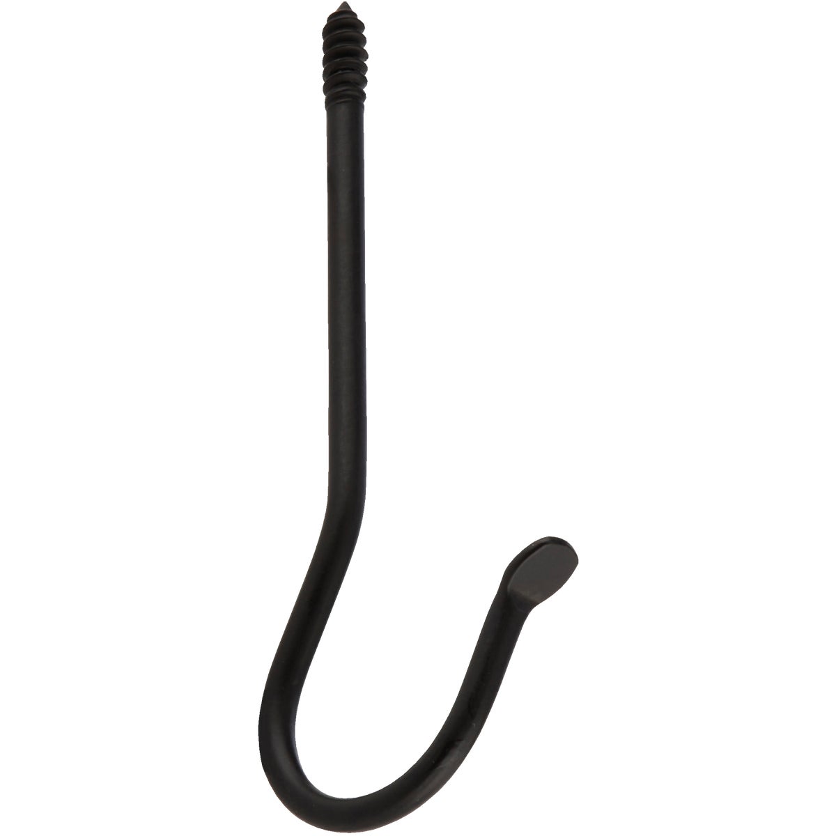 6" BLK J-HOOK THREADED