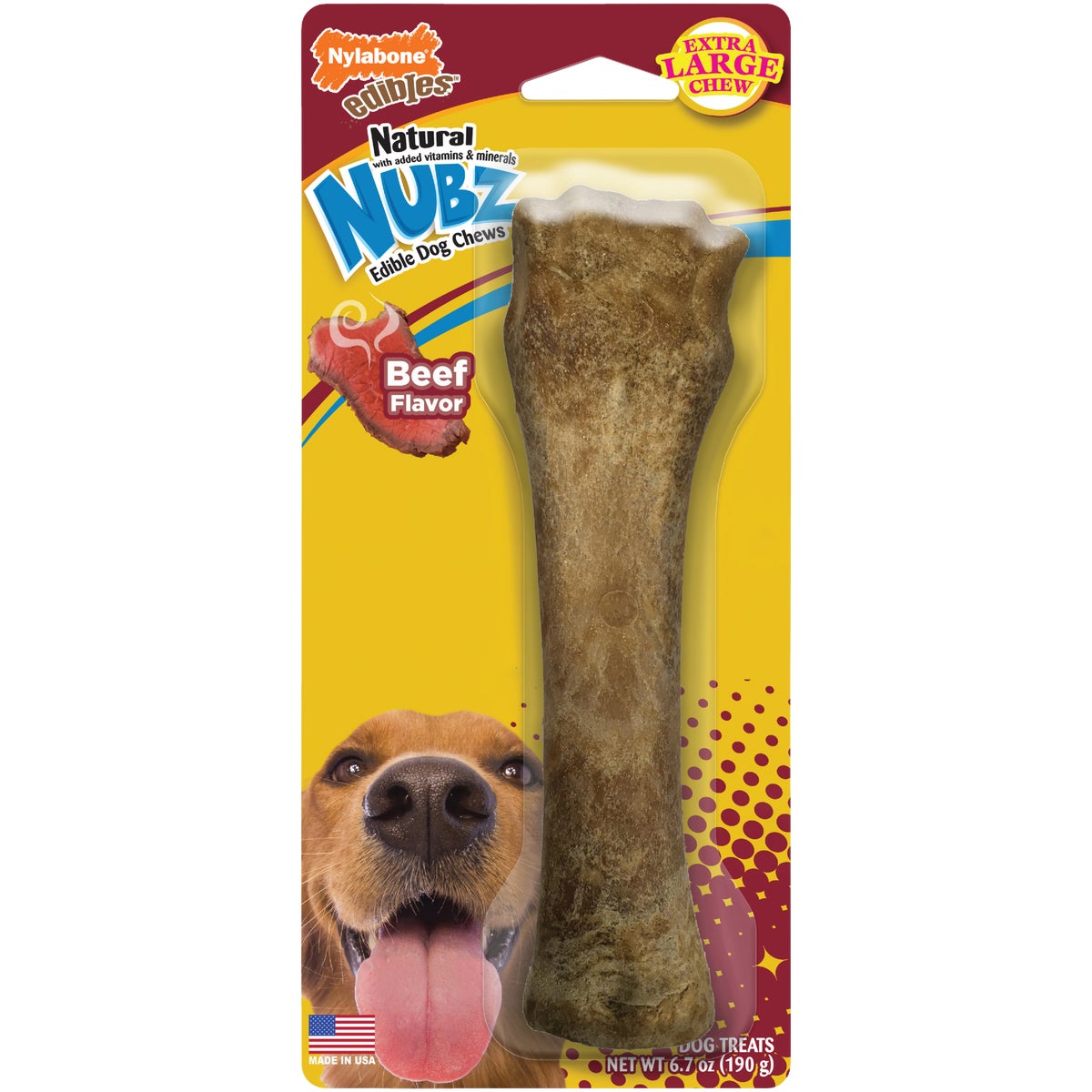 NUBZ BEEF DOG CHEW