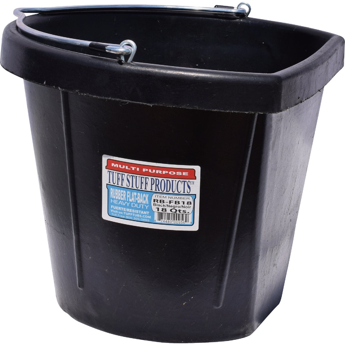 18QT FLATBACK RBBR PAIL