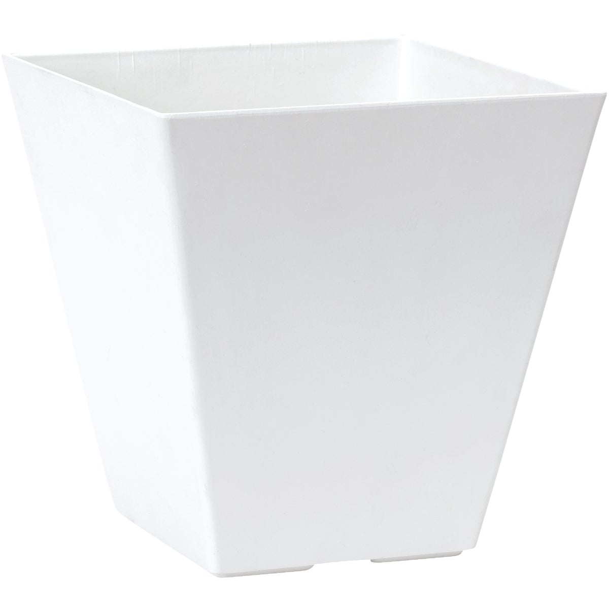 6" SQ WHT ELLA PLANTER