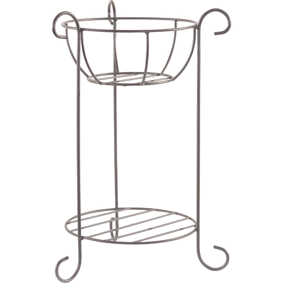 24" BLK STL PLANT STAND