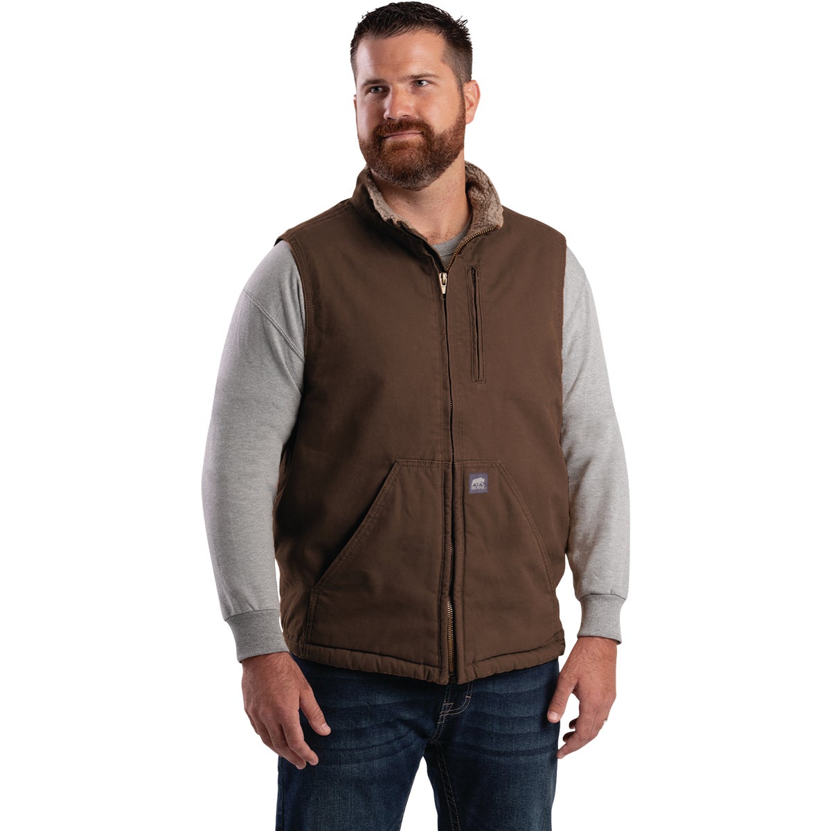 M SHRPA BARK DUCK VEST