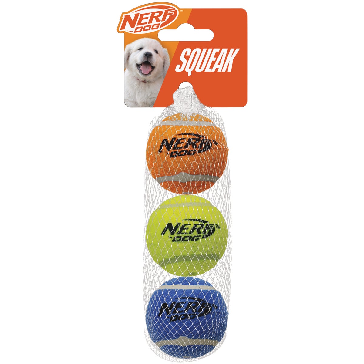 3PK 2" SQUK TENNIS BALL
