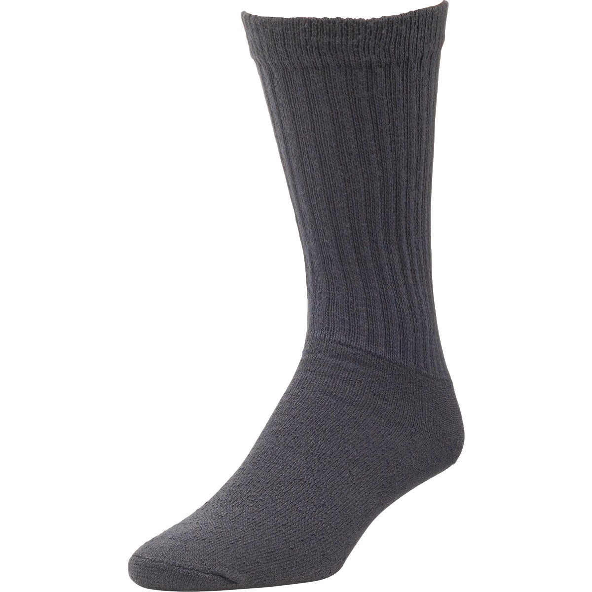 3PK BLK WLTTOP CREW SOCK