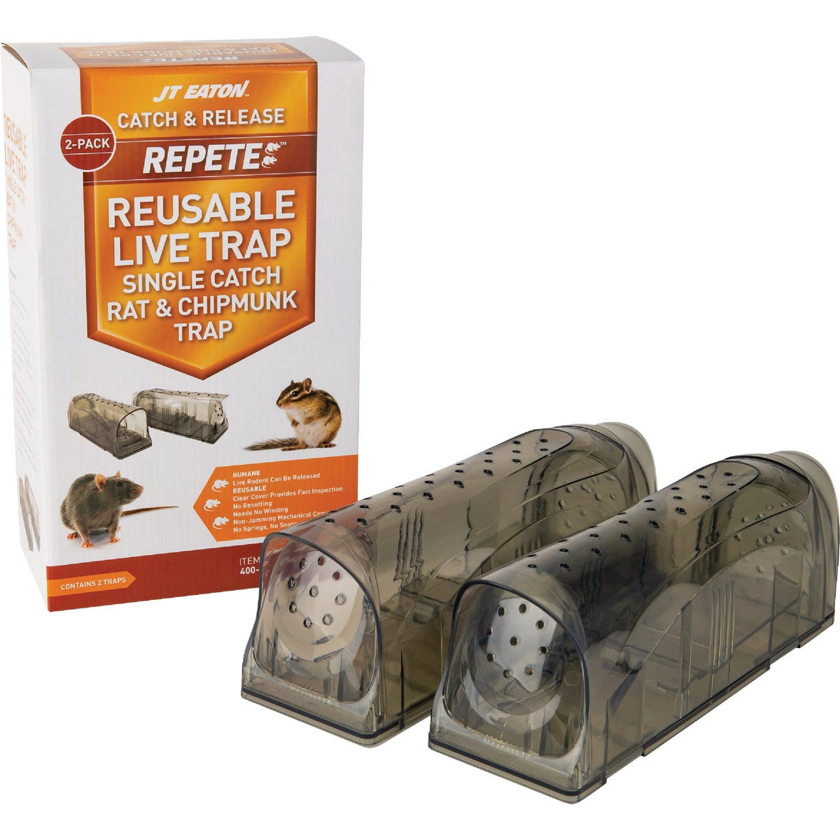 2PK LIVE RAT&CHPMNK TRAP